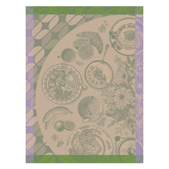 Brunch Gourmand Tea Towel Green