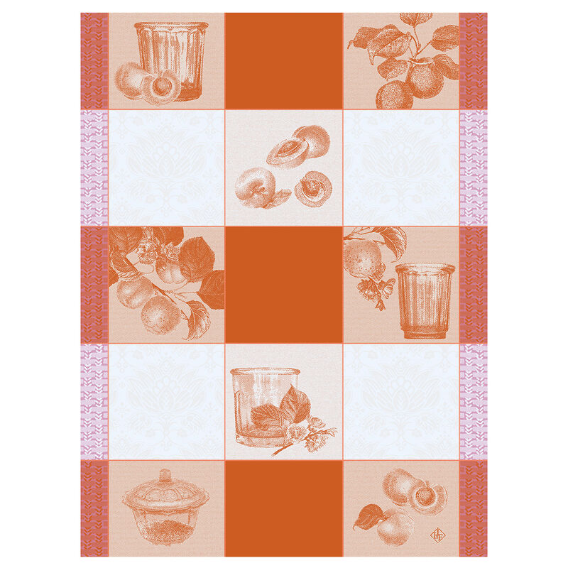 Confitures Tea Towel Orange