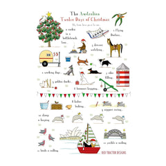 12 Days of Christmas Tea Towel - Gewürzhaus