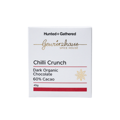 Chilli Crunch 70% Dark Organic Chocolate 45g - Gewürzhaus