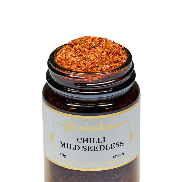 Chilli Mild Seedless (Crushed) - Gewürzhaus
