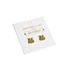 Christmas Pudding Stud Earring 18K Gold Plated - Gewürzhaus