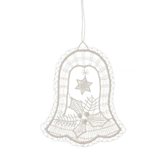 Hanging Tree Ornament, Lace Bell with Holly - Gewürzhaus