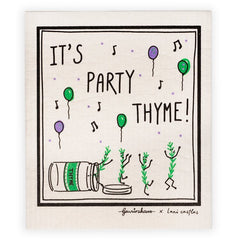 It's Party Thyme Dishcloth - Gewürzhaus