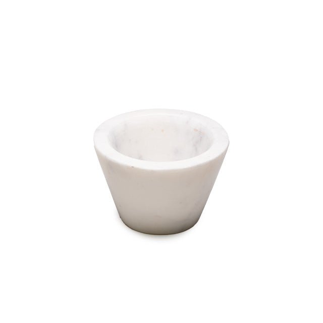 Marble Condiment Bowl White - Gewürzhaus