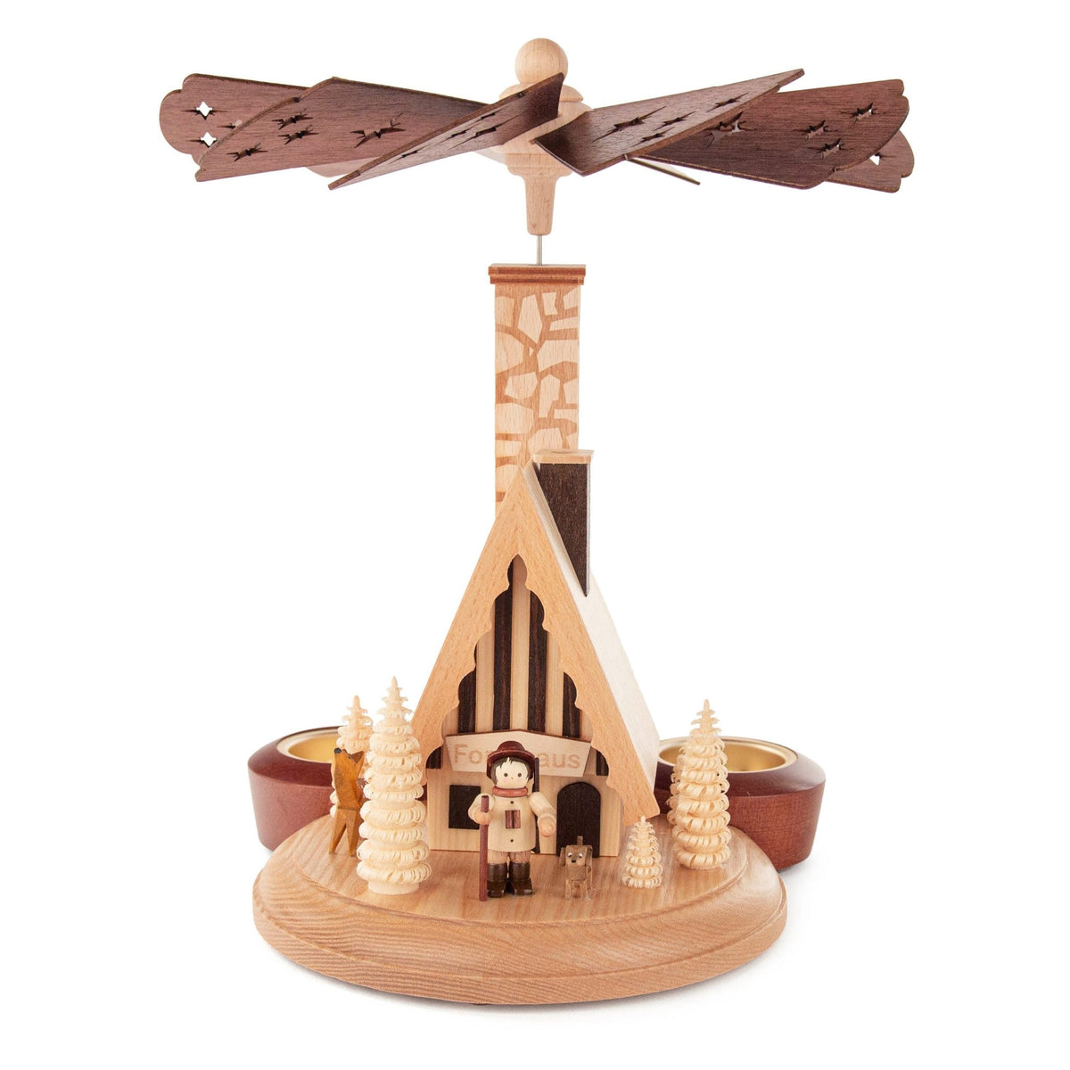 Pyramid, Smoker Hut with Tealight - Gewürzhaus