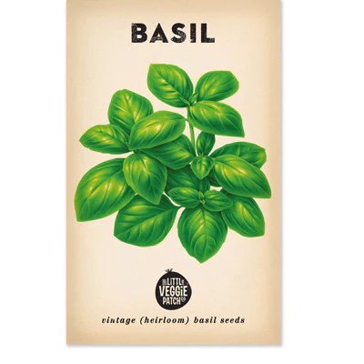 Sweet Genova Basil Heirloom Seeds - Gewürzhaus